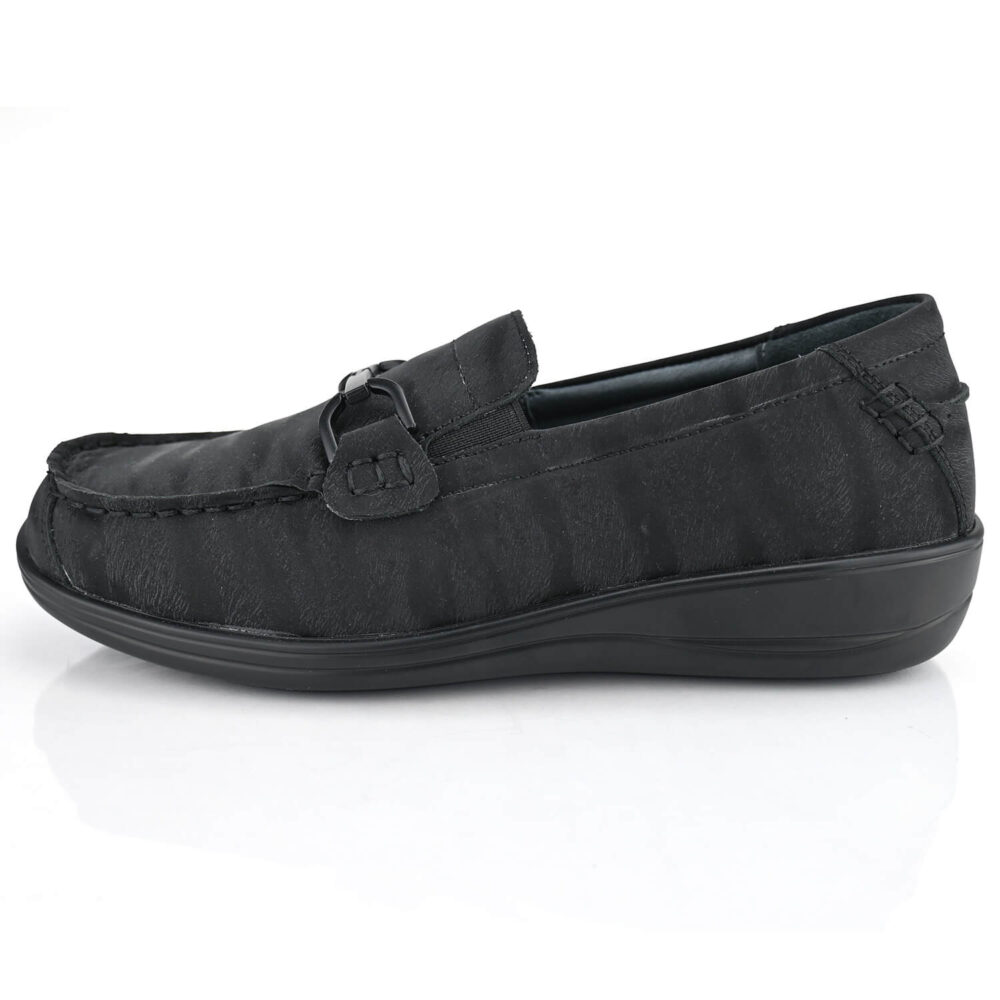 נעלי מוקסין דגם Milano בצבע שחור