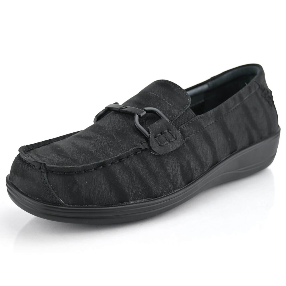 נעלי מוקסין דגם Milano בצבע שחור