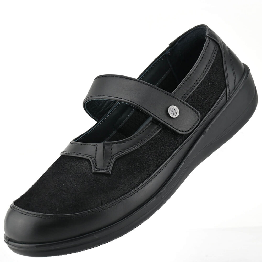 נעלי סקוטש דגם Lisbon בצבע שחור זמש