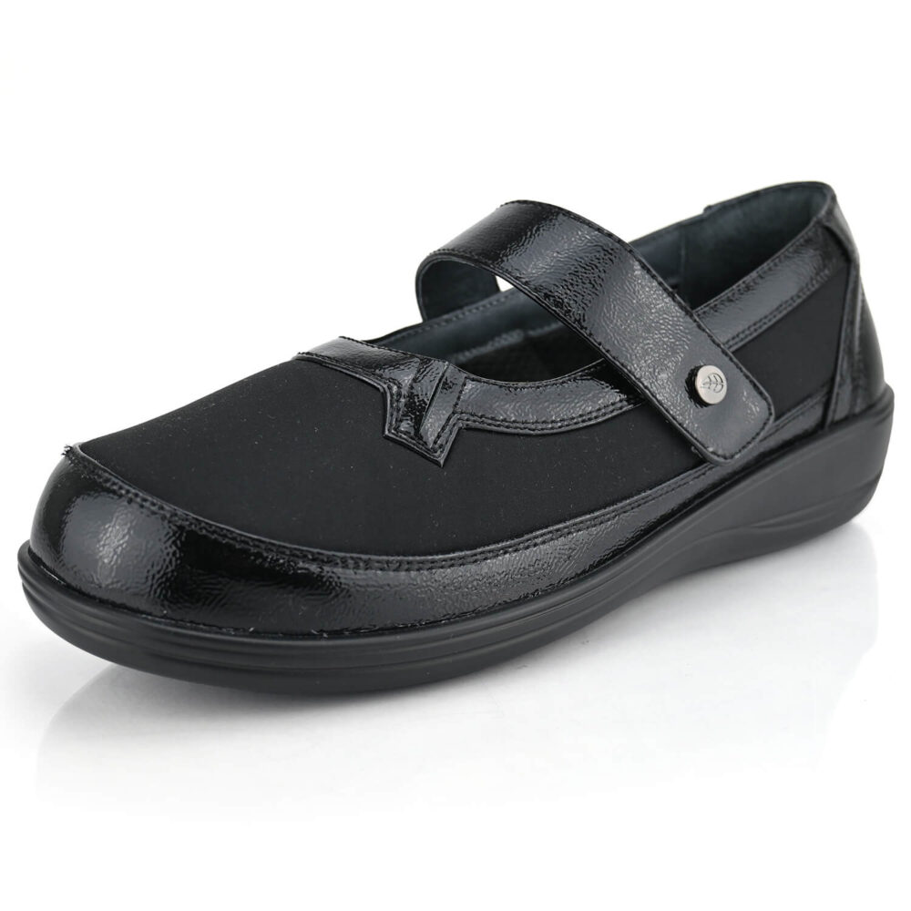 נעלי סקוטש דגם Lisbon בצבע שחור מבריק